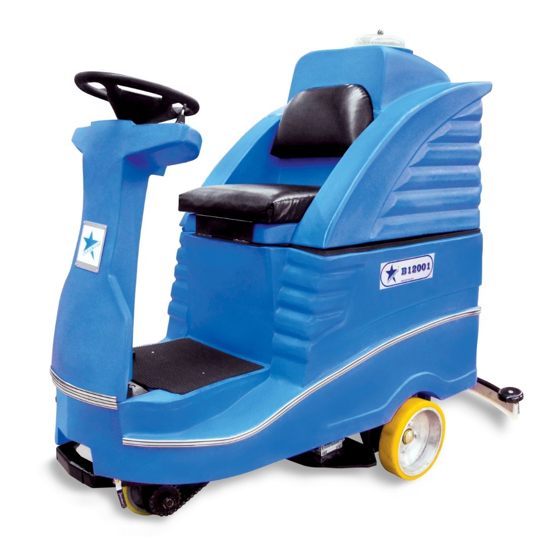 ماكينة تنظيف الأرضيات الراكبة B12001